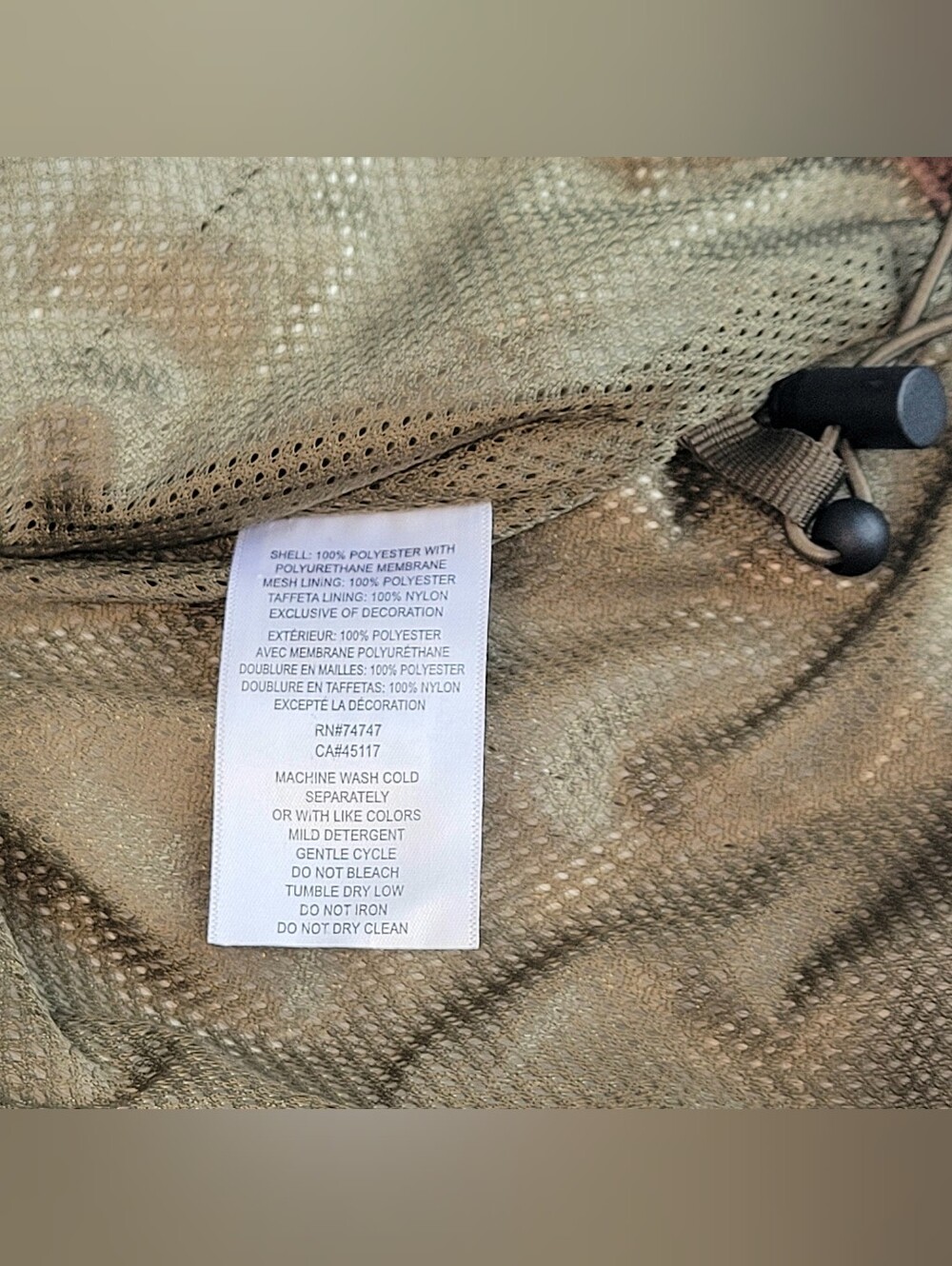SHE Outdoor Rainwear Jacket Strata Womens Size Small Performance Rain Hunting - Picture 11 of 15
